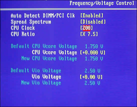 Frequency/Voltage Control