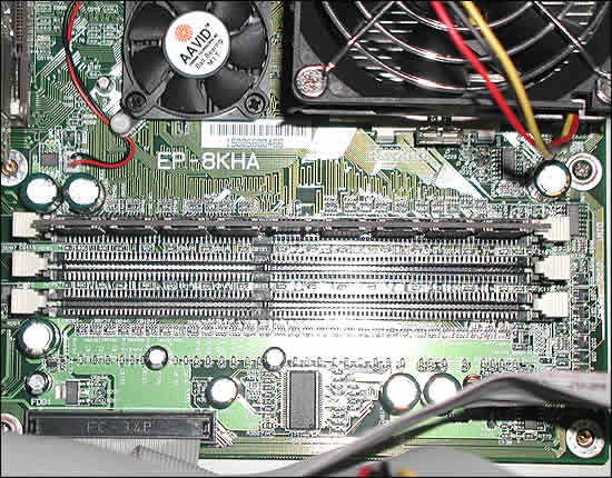 DIMM Steckplätze