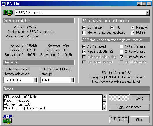 PCI List