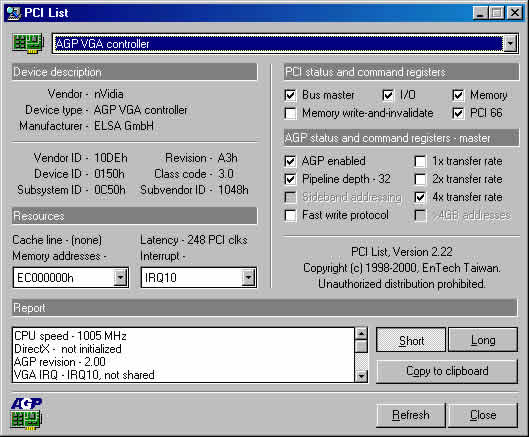 PCI List