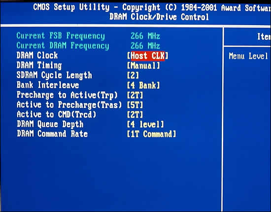DRAM Clock/Drive Control