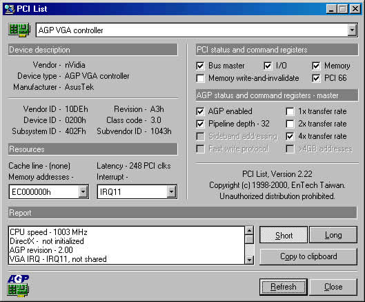 PCI List