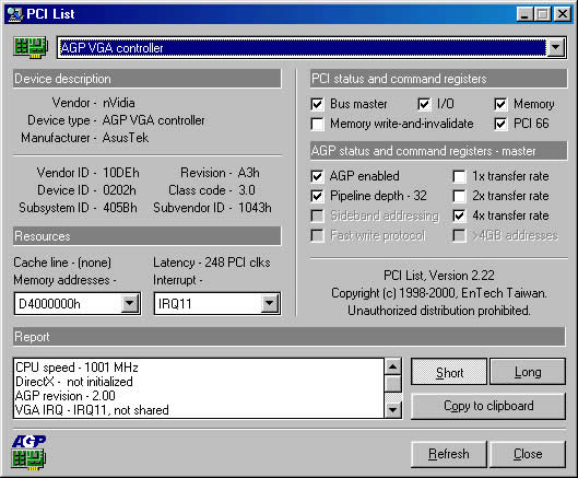 PCI List