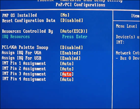 PnP/PCI 