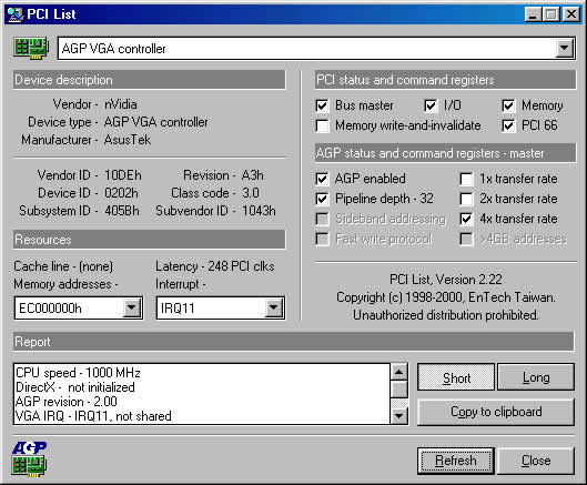 PCI List
