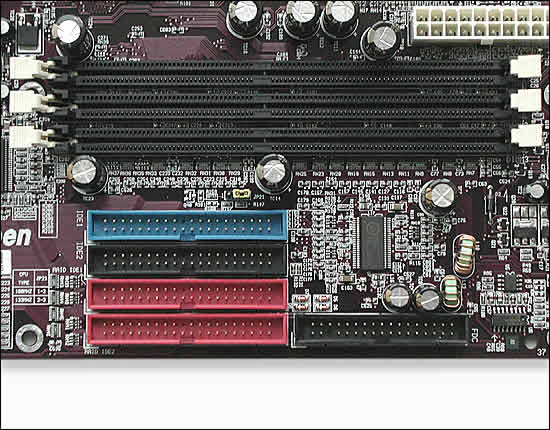DIMM Steckplätze & IDE