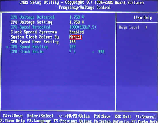 Frequency/Voltage Control