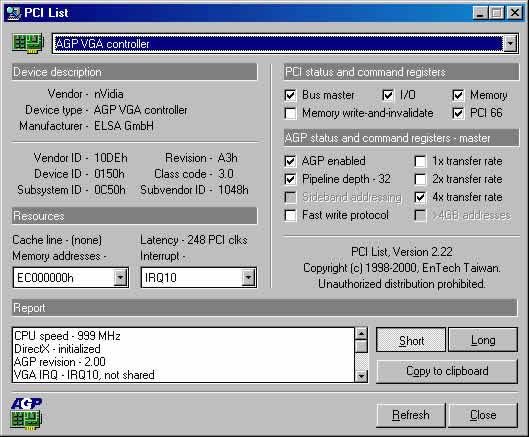 PCI List