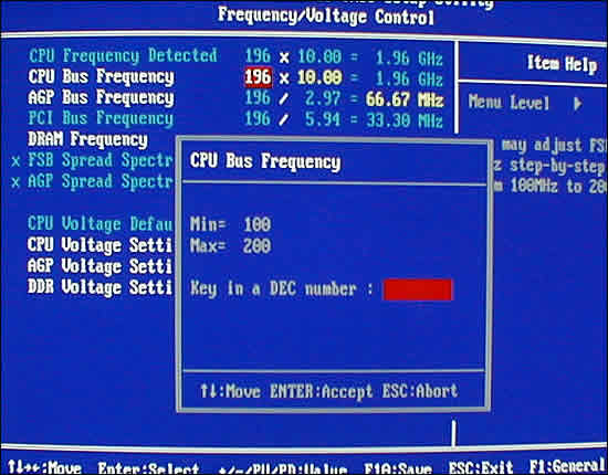 FSB Frequency