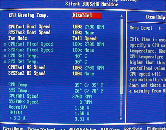 Silent BIOS/HW Monitor