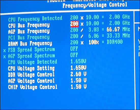 Frequency/Voltage Control