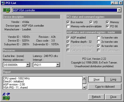 PCI List