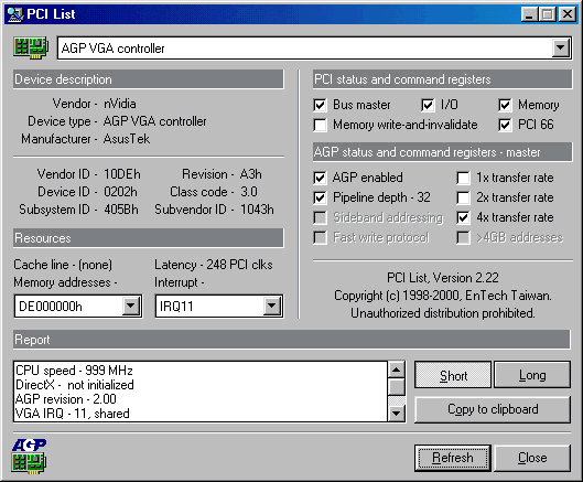 PCI List