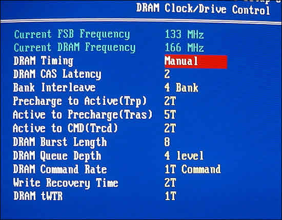 DRAM Clock/Drive Control