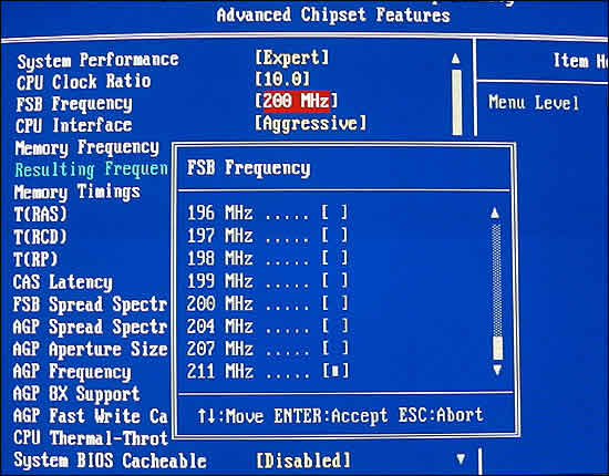 FSB Frequency