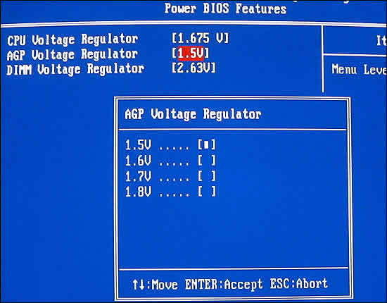 AGP Voltage