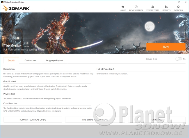 Vorschaubild 3DMark FireStrike