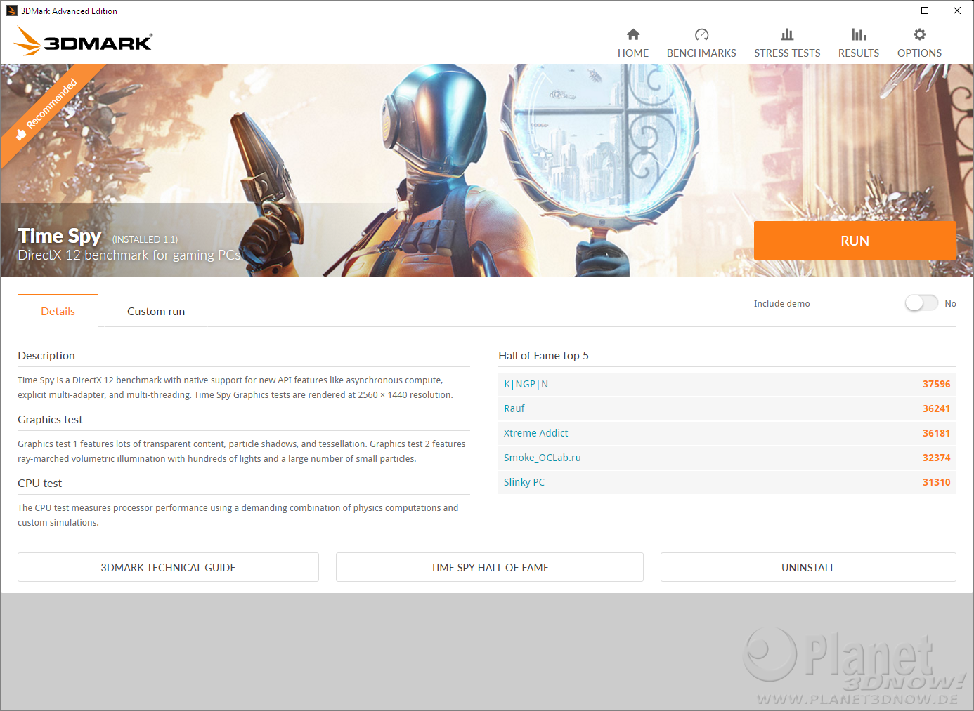 Vorschaubild 3DMark Time Spy