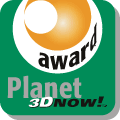 P3D Award - Planet 3DNow! Editors Choice Award