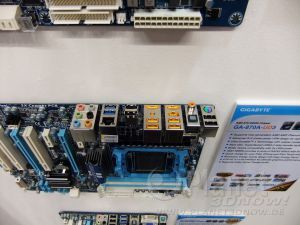 Gigabyte Mainboards auf der CeBIT 2011