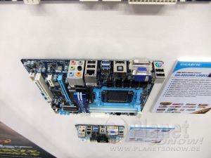 Gigabyte Mainboards auf der CeBIT 2011