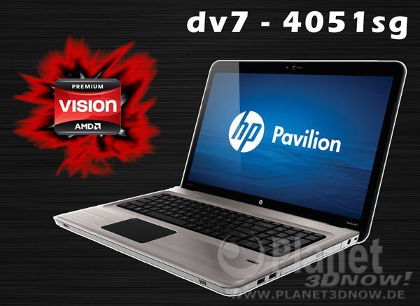 Notebook - HP Pavilion dv7-4051sg (WP046EA)