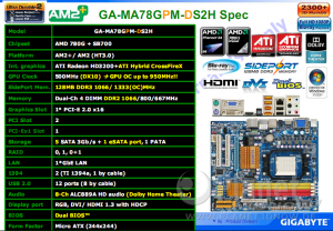 Gigabyte GA-MA78GPM-DS2H