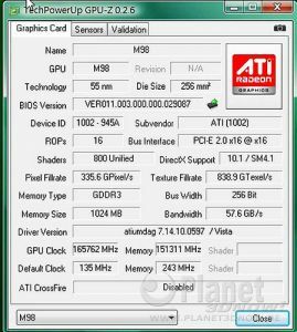 ATI Mobility Radeon HD 4850 (M98)