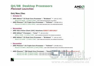 AMD Prozessoren Quartal 4  2008