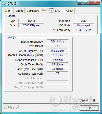 AMD Phenom II Deneb - CPU-Z Speicher