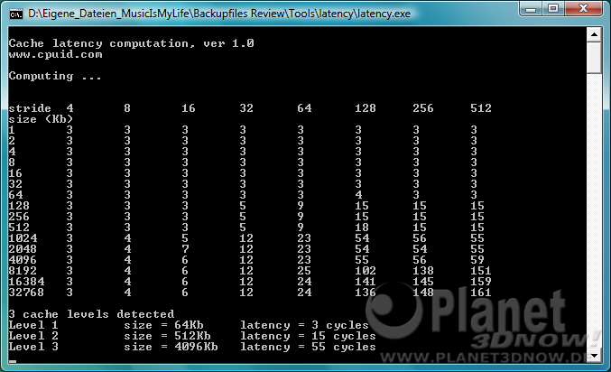 AMD Phenom II Deneb - CPU-Z Latency