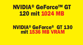 NVIDIA GeForce GT 120 und GeForce GT 130