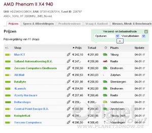 Preise Phenom II X4 940 und Phenom II X4 920 Niederlande