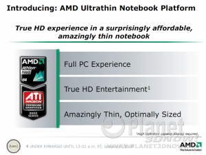 AMD Yukon Plattform / AMD Athlon Neo