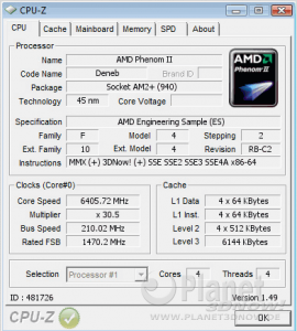 AMD Phenom II 6,4 GHz
