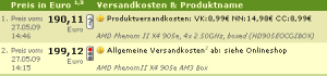 AMD Phenom II X4 905e und AMD Phenom II X3 705e