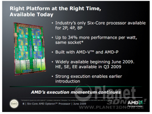 Six-Core AMD Opteron 
