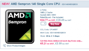 45nm Sempron X1 140