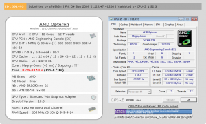 AMD Magny-Cours CPU-Z Screenshot