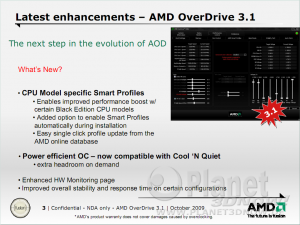 AMD OverDrive 3.1
