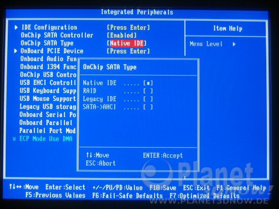 Bild vom BIOS des Gigabyte GA-MA790-DQ6