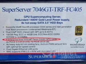 Fermi - Supermicro 4U Server