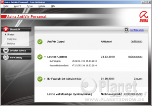 Avira AntiVir Personal - FREE Antivirus 10