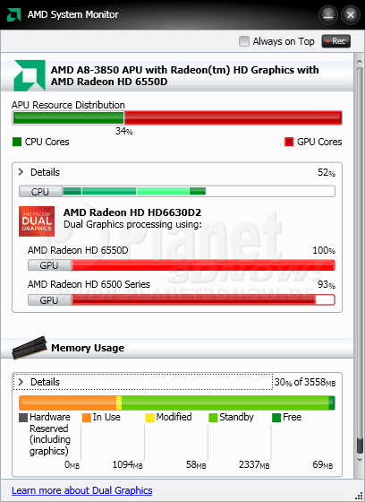 AMD System Monitor