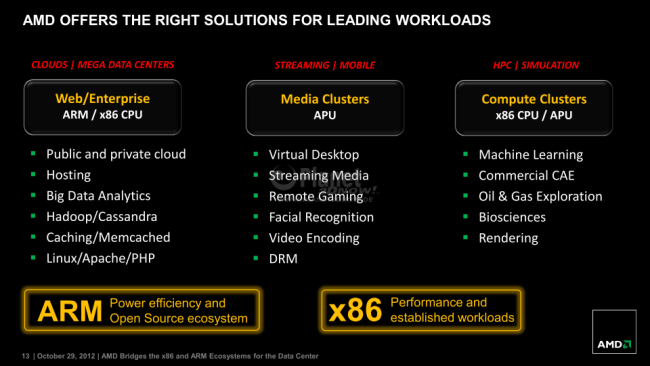 AMD - ARM-Opterons