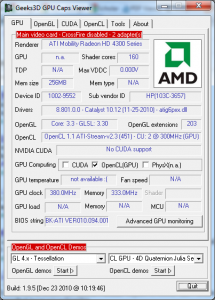 GPU Caps Viewer