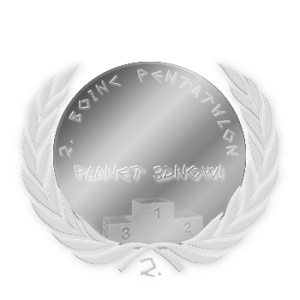 Silbermedaille Gesamtwertung BOINC-Pentathlon