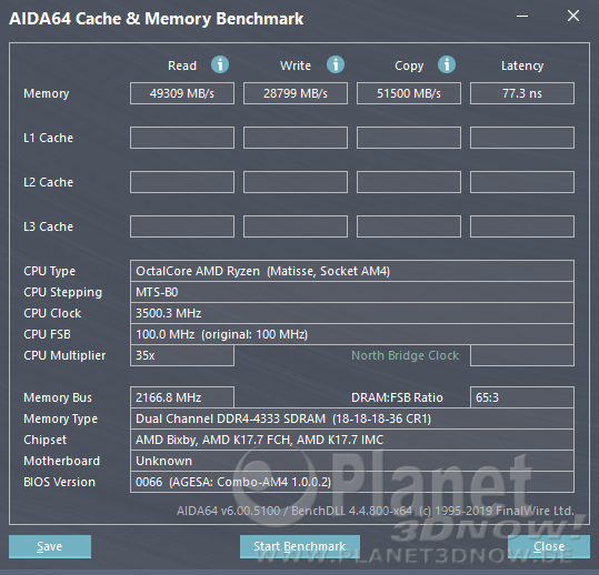 AMD Ryzen 7 3700X: DDR4-4333 Dual-Channel