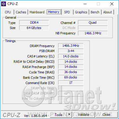AMD Ryzen Threadripper 2990WX - CPU-Z RAM