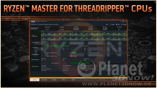 Präsentation zu Ryzen Threadripper 2000